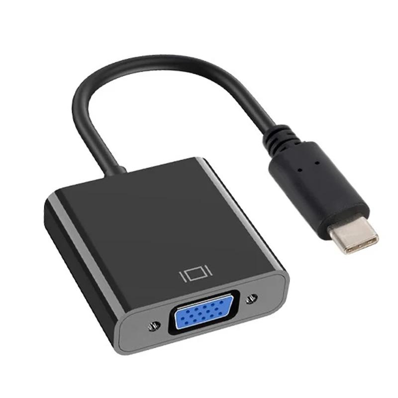 PC Ʈ ƺ  Ｚ  TV ޴ USB C ̺, - USB 3.1-VGA 